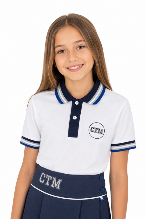 Camiseta polo unisex de diario Tercer milenio