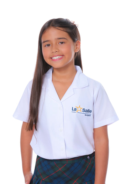 99123 Camisa Diario Gala Mujer Colegio La Salle Envigado