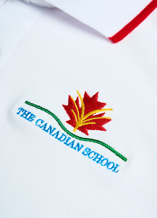 91022 Camiseta Diario tipo polo unisex The Canadian School Colegio Canadiense