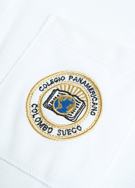 98020 Camiseta diario masculino tipo polo - Colegio Panamericano Colombo Sueco