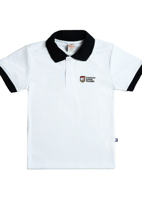 86020 Camiseta Tipo Polo Unisex Deutsche Schule Medellín Colegio Alemán